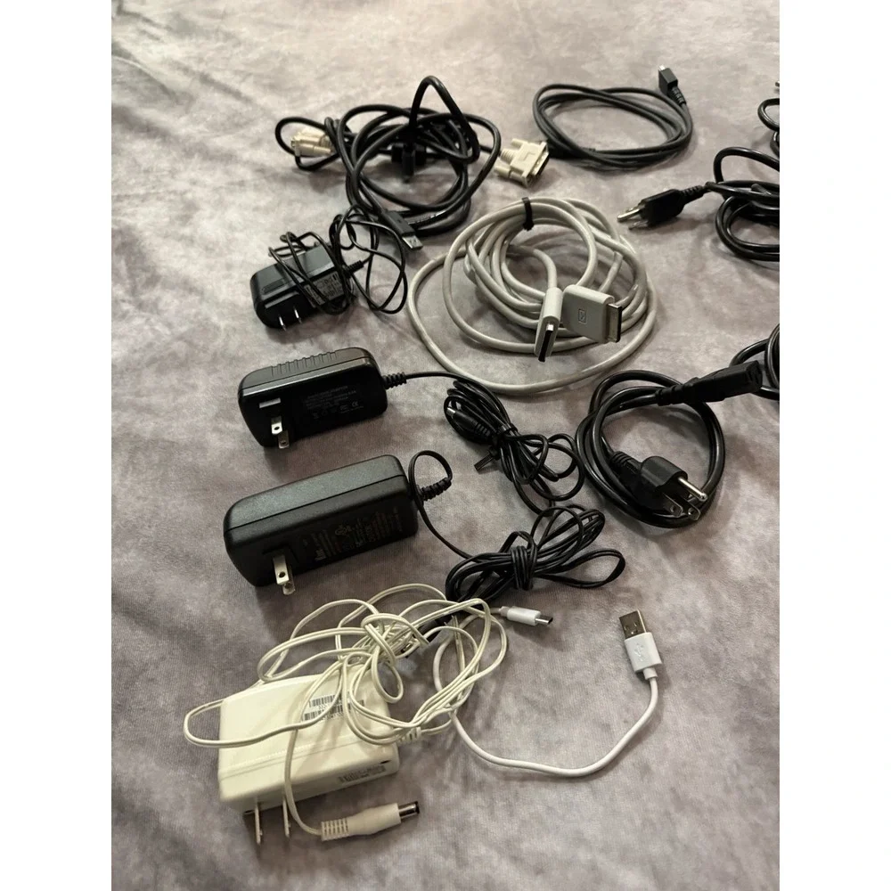 Mixed Lot Cables & Power Adapters, Universal Compatible, USB Charging